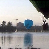 Balloons away over the lake. Dianetics and Scientology Canberra.